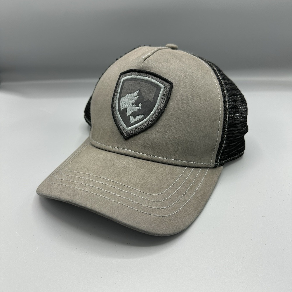 Kuhl Adjustable Snapback Trucker Hat Cap Born‎ in the Mountains Hiking Gray
